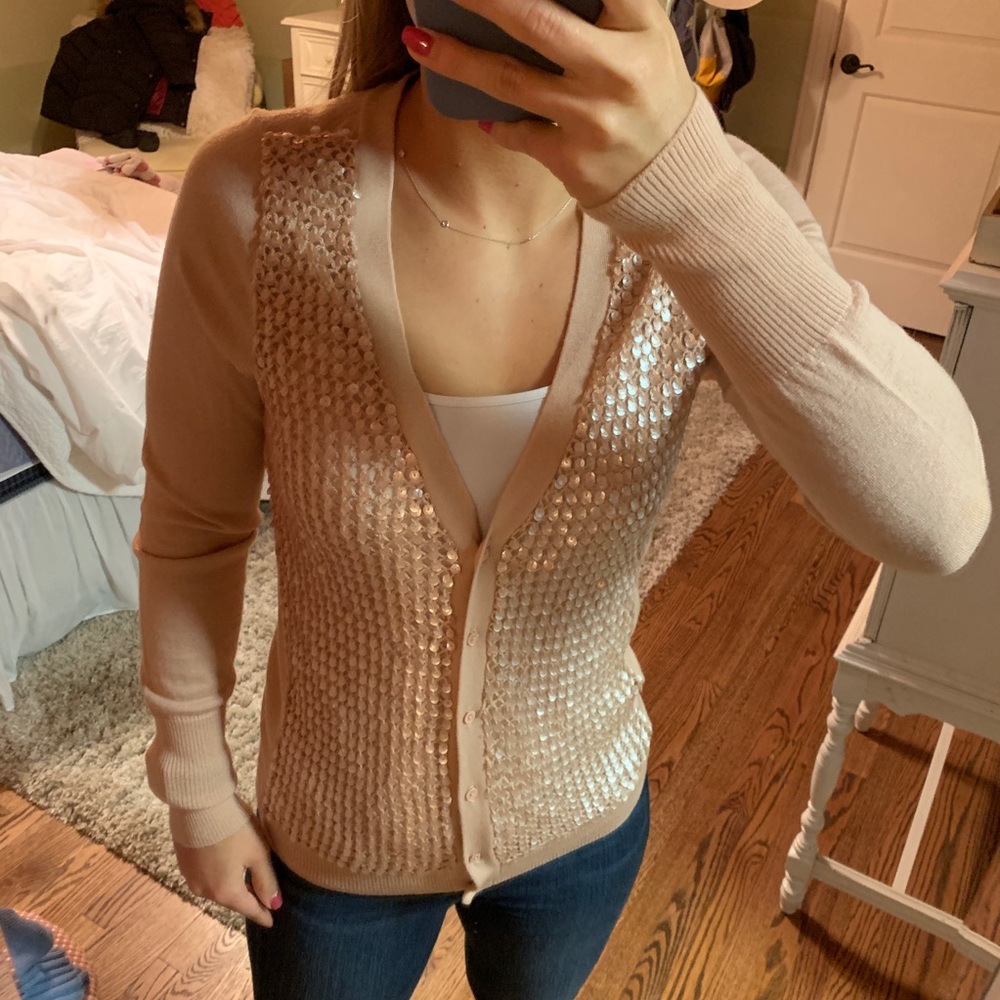 J. Crew sequin cardigan
